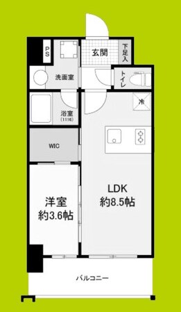 リヴェント福島の物件間取画像